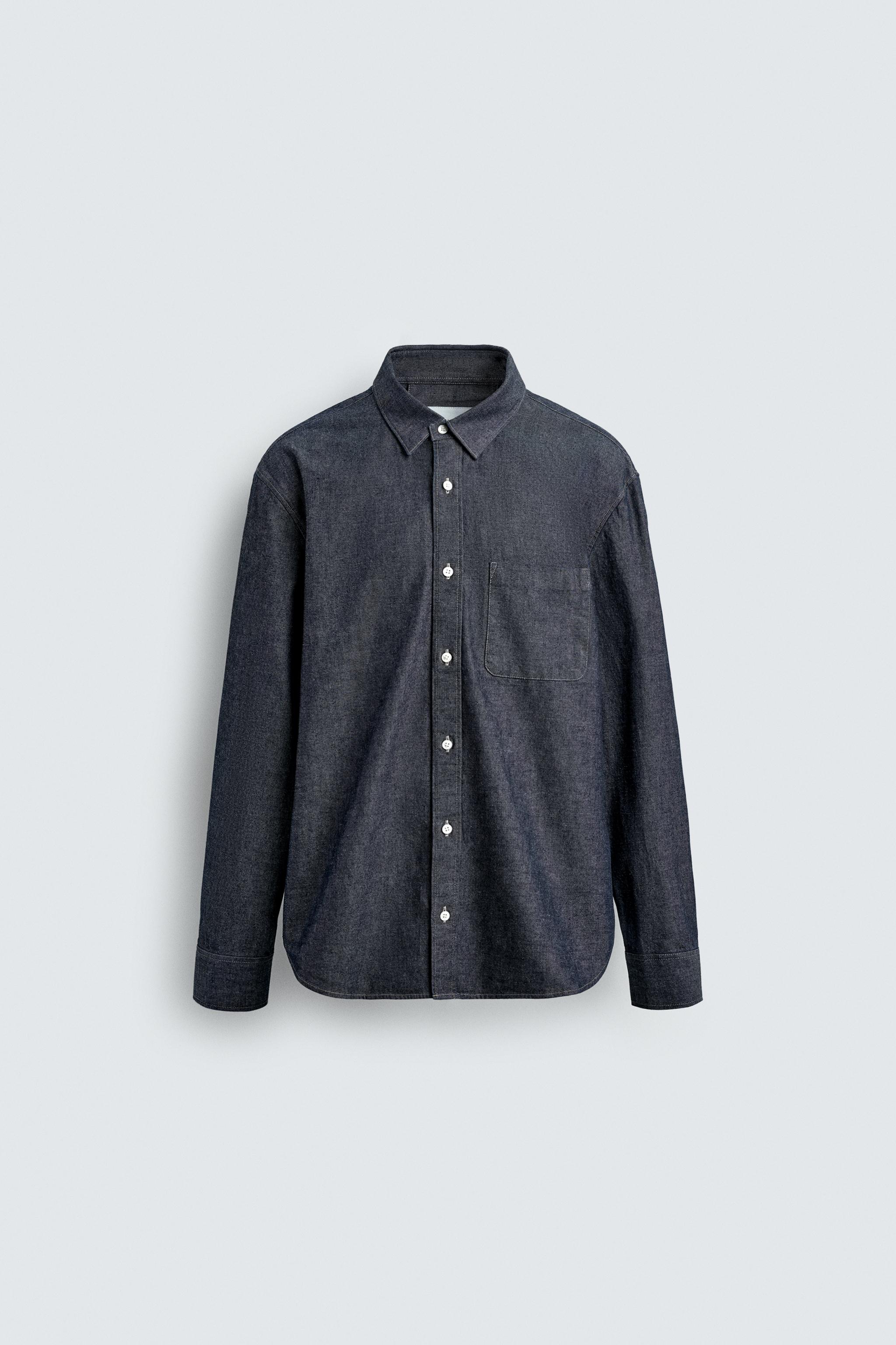 RELAXED FIT DENIM SHIRT